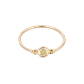 18K Yellow Gold Diamond Ring