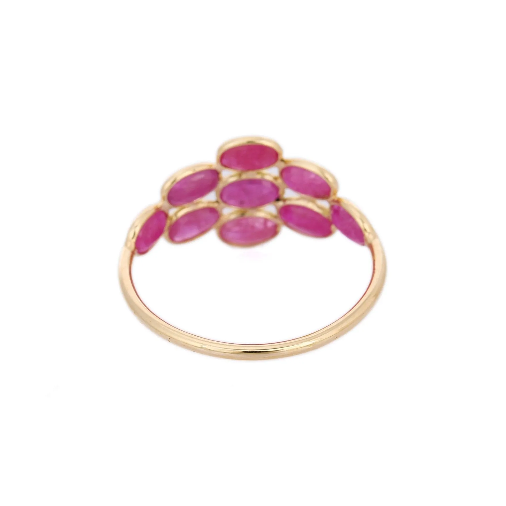 18K Yellow Gold Ruby Ring