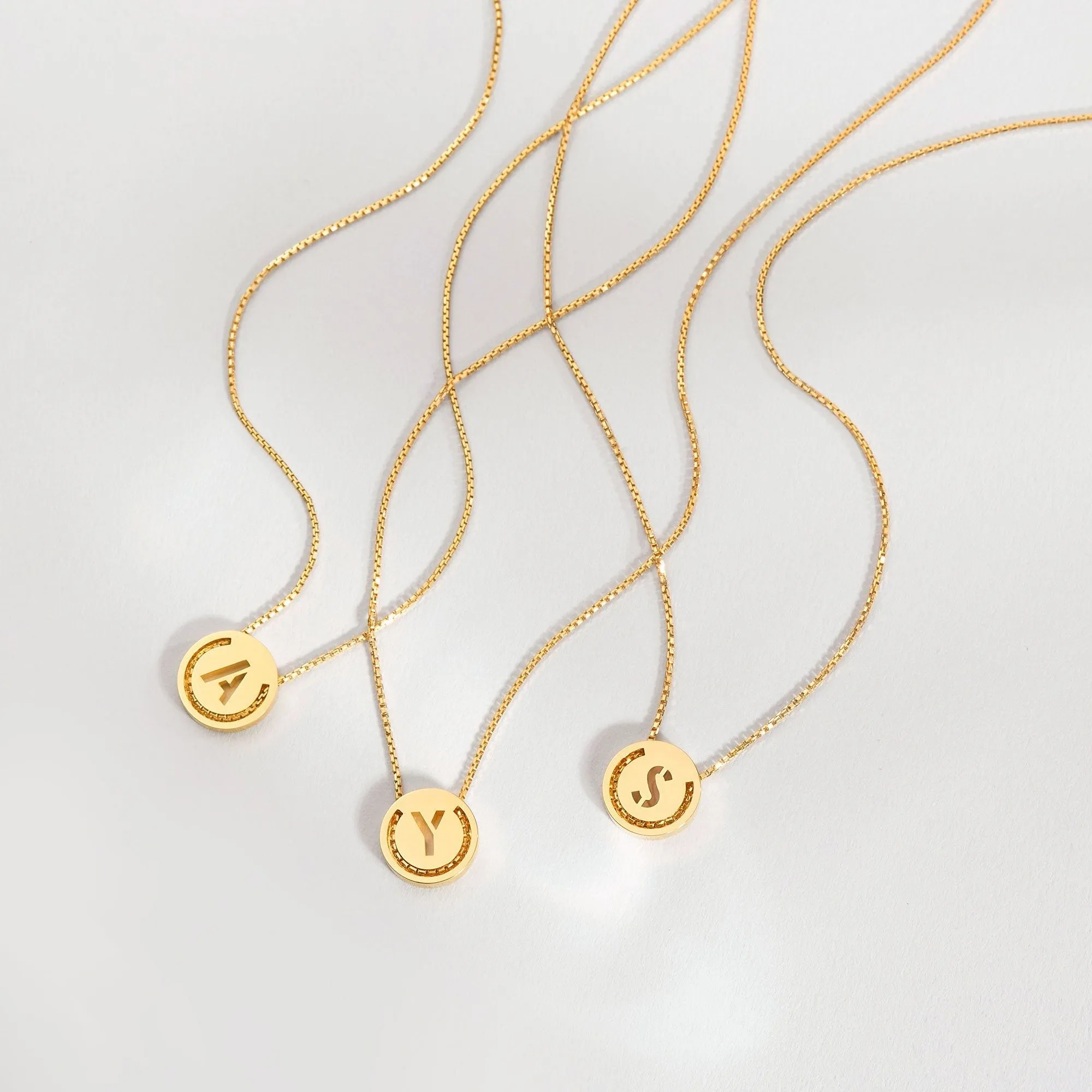 ABC's - D 18K Gold Plated Necklace