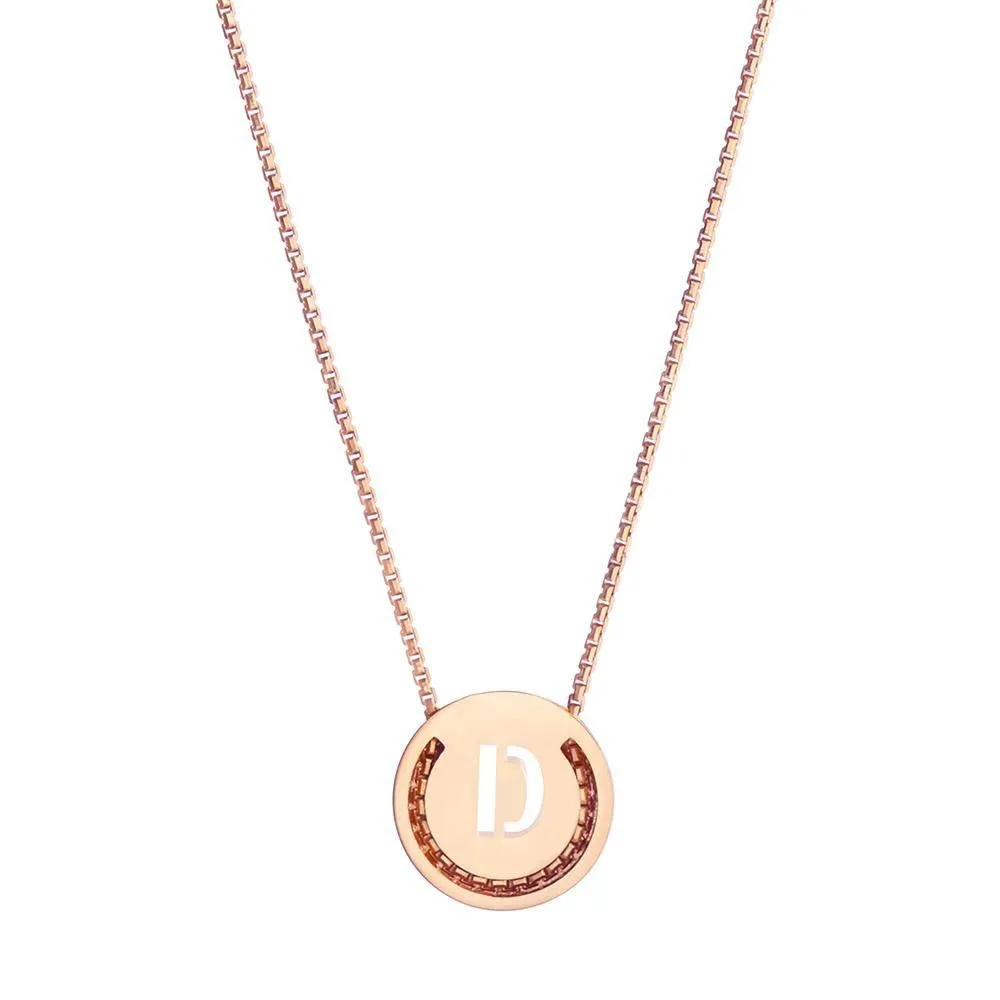 ABC's - D 18K Gold Plated Necklace