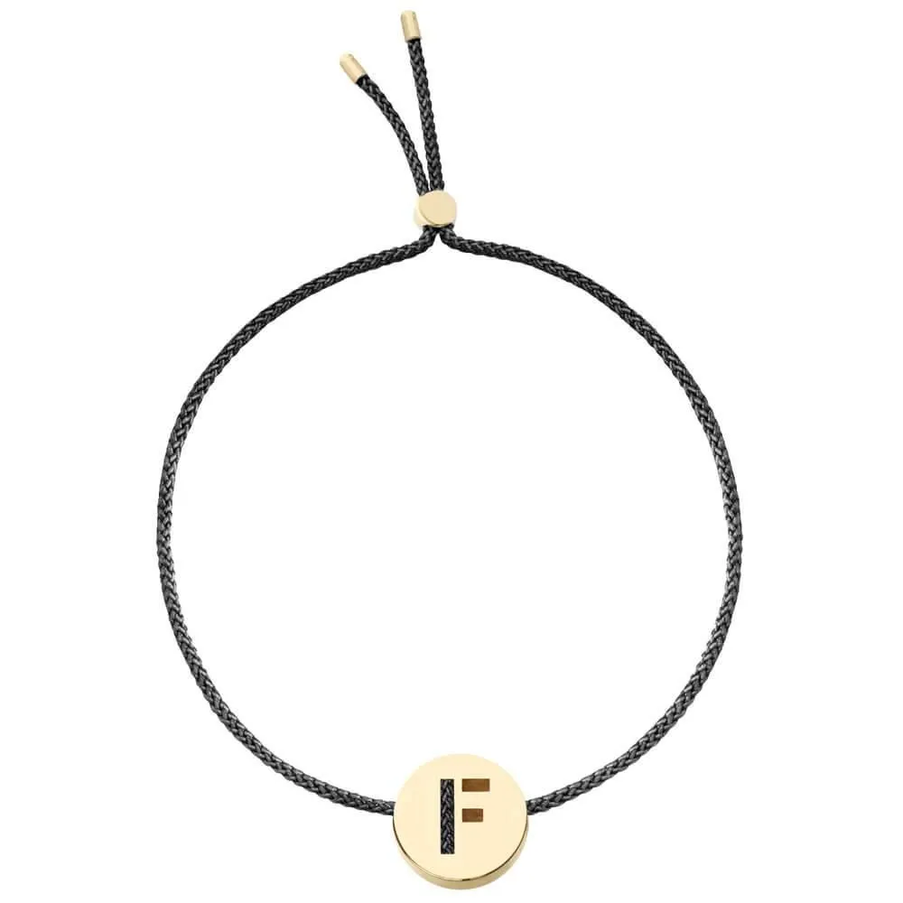 ABC's - F 18K Gold Plated Bracelet