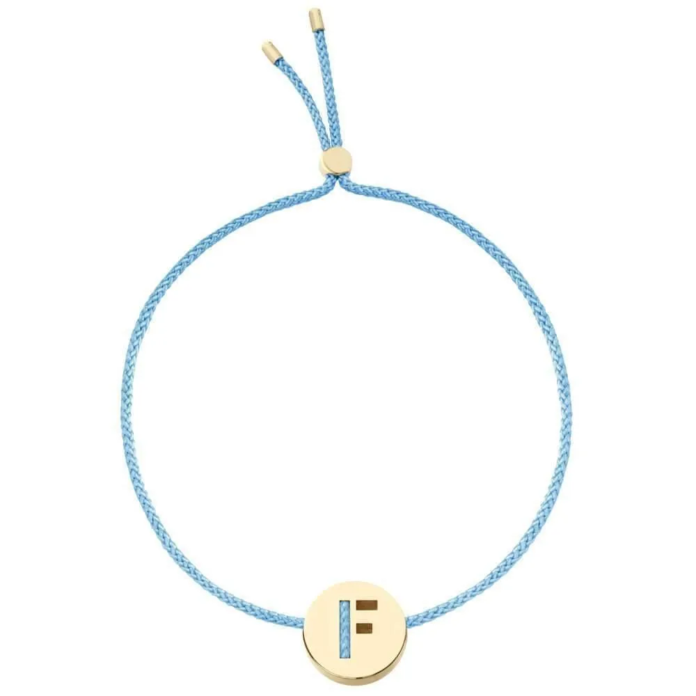 ABC's - F 18K Gold Plated Bracelet