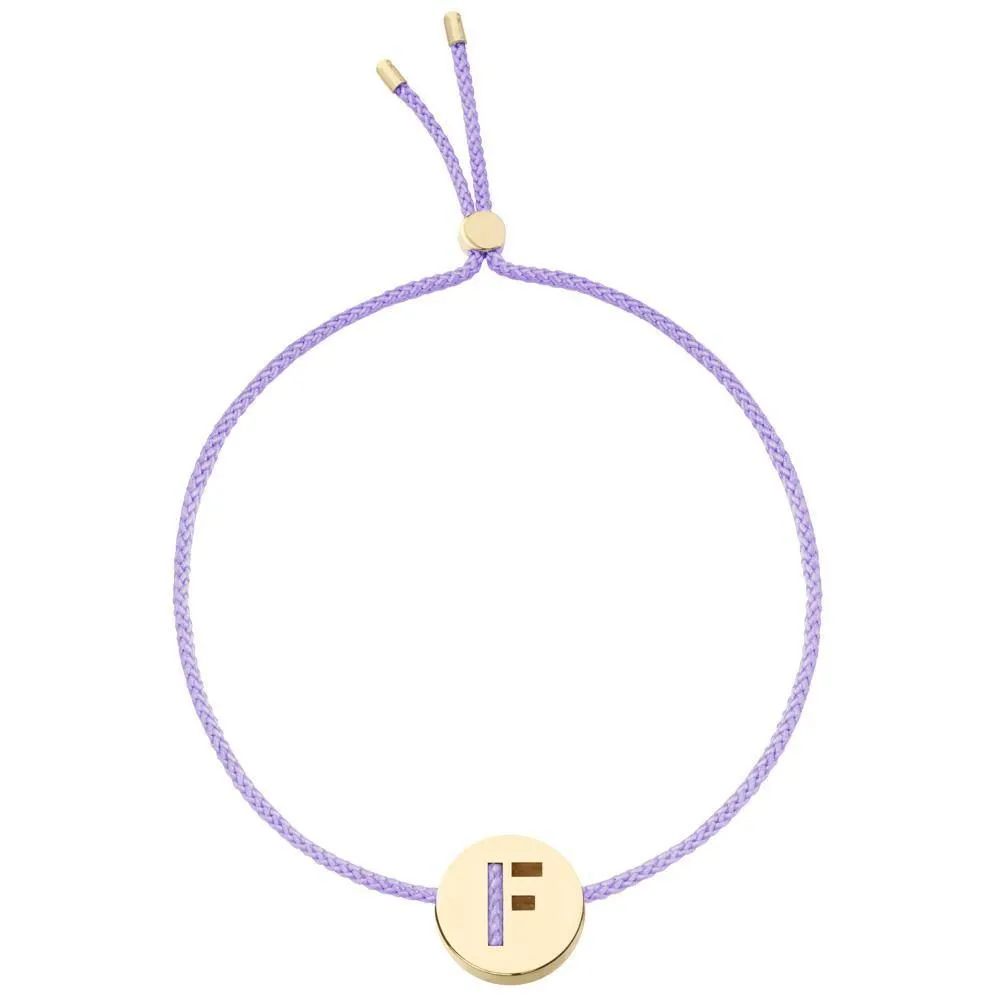 ABC's - F 18K Gold Plated Bracelet