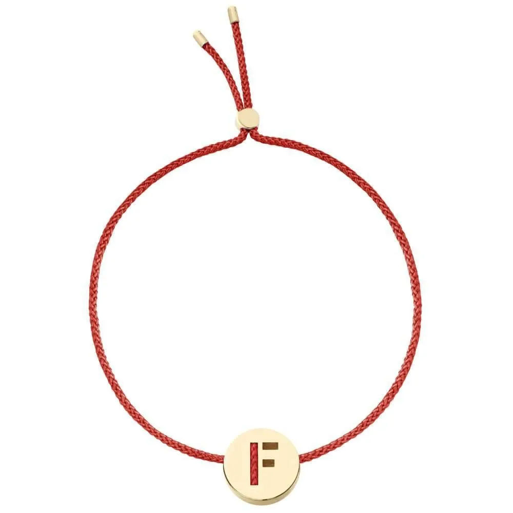 ABC's - F 18K Gold Plated Bracelet