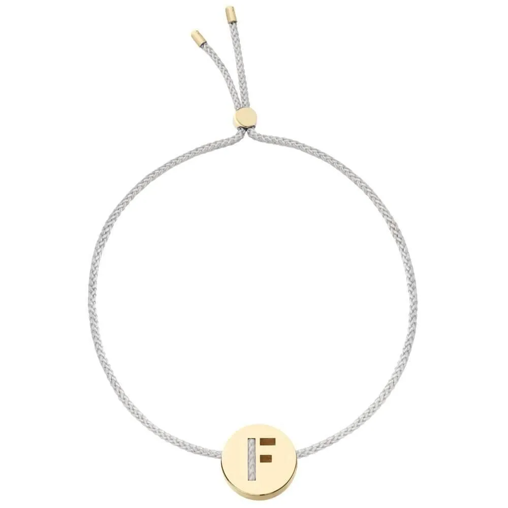 ABC's - F 18K Gold Plated Bracelet