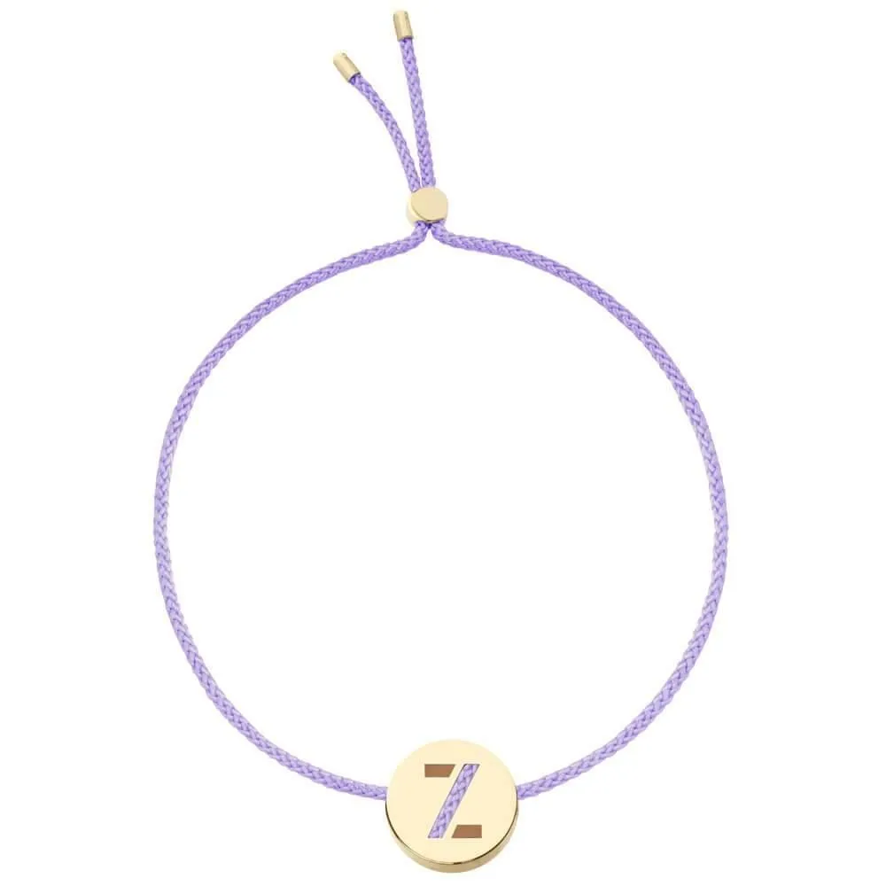 ABC's - Z 18K Gold Plated Bracelet