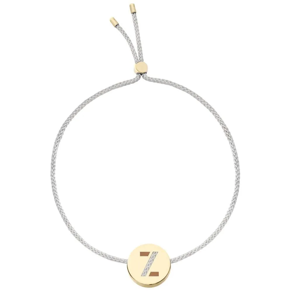 ABC's - Z 18K Gold Plated Bracelet