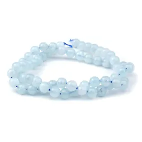 Aquamarine 6mm Round A Grade - 15-16 Inch