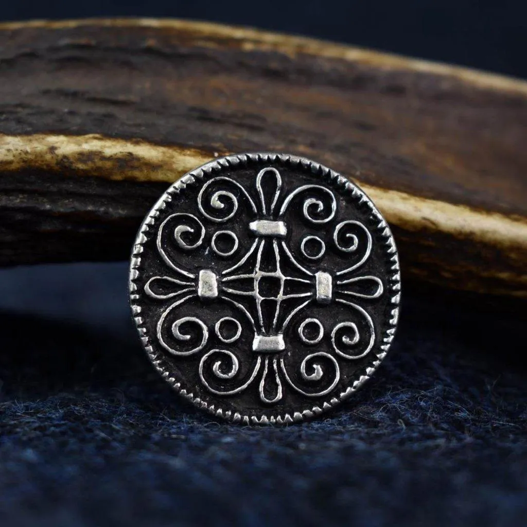 Asgard Jorvik Scroll Work Brooch