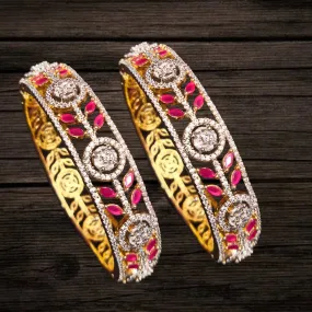 Asp Fashion Jewellery American Diamond Bangles Set