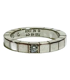 Cartier 18K White Gold & Diamond Lanieres Ring