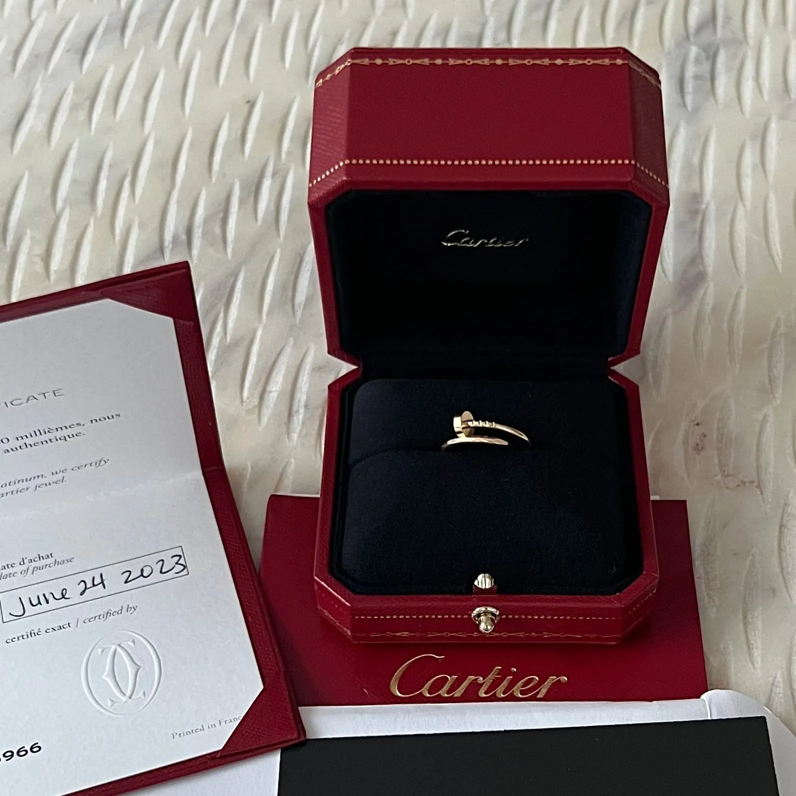 Cartier JUSTE UN CLOU RING, SMALL MODEL