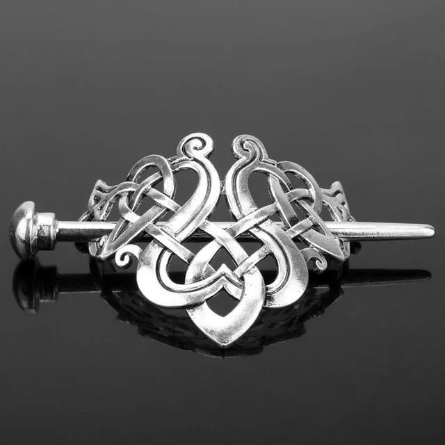 Celtic Knots Hair Stick Barrettes