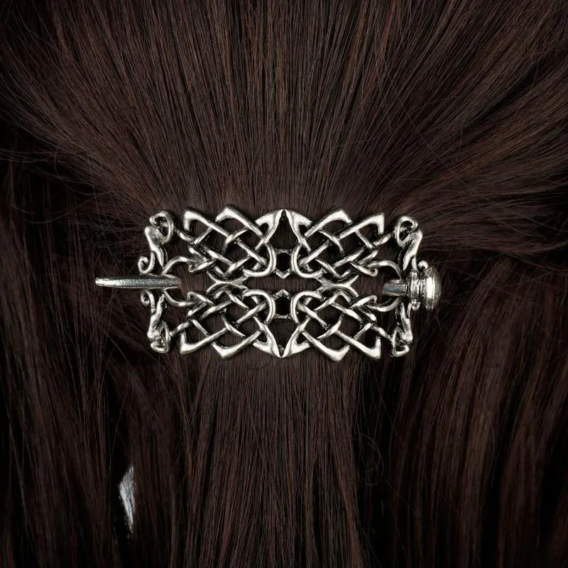 Celtic Knots Hair Stick Barrettes