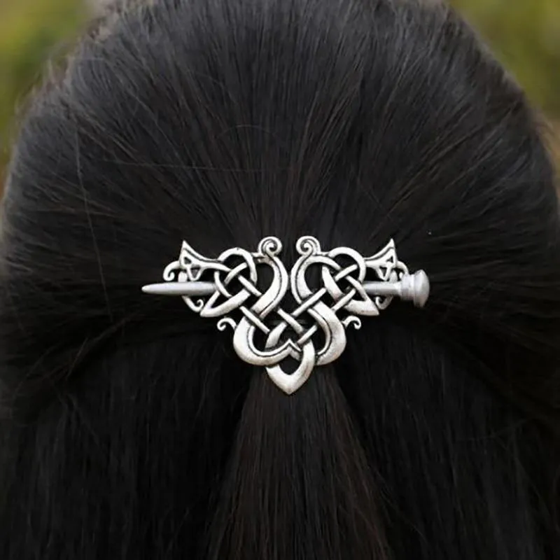 Celtic Knots Hair Stick Barrettes