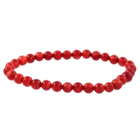 Coral Gemstone Bracelet