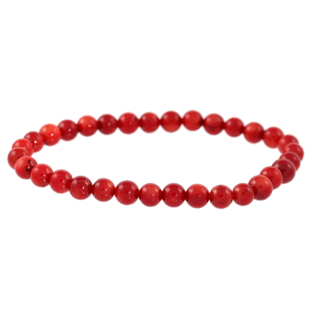 Coral Gemstone Bracelet