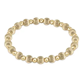 ENewton 6mm Gold Dignity Grateful Bracelet