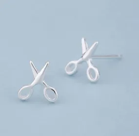 Fresh Accessories - Scissors Sterling Silver Stud Earrings