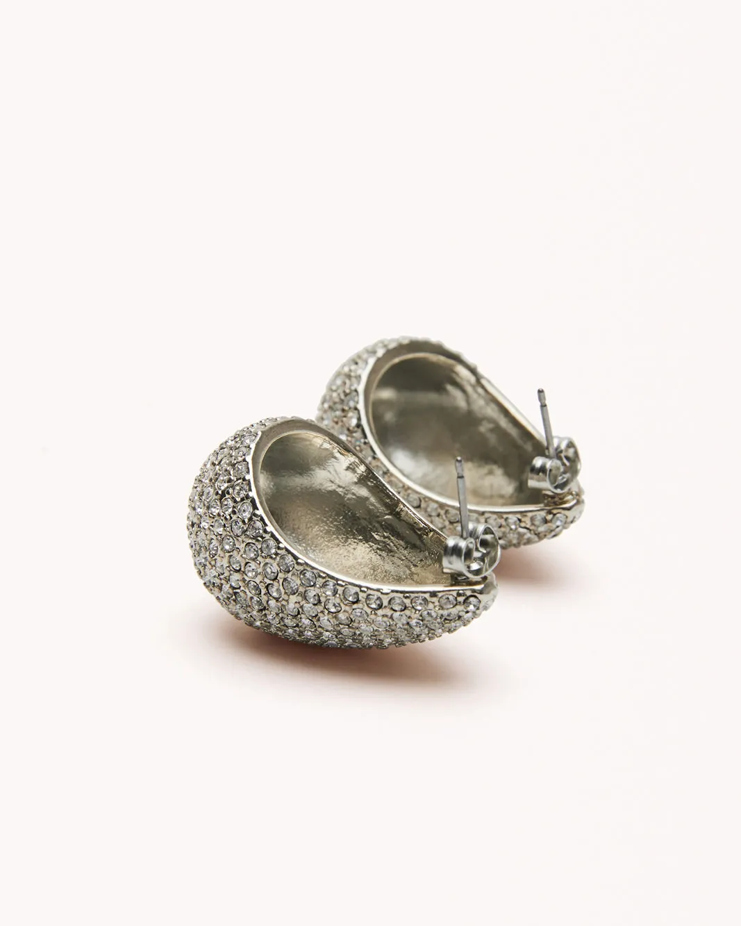 GINA EARRING - SILVER DIAMANTE