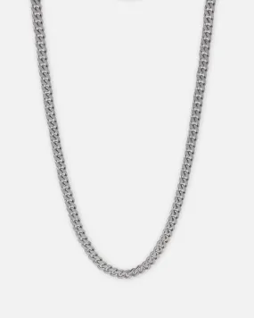 Guess Mainline Link City 21 Diamond Cut 6mm Chain Silver