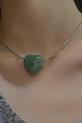 HEART OF STONE - GREEN AGATE