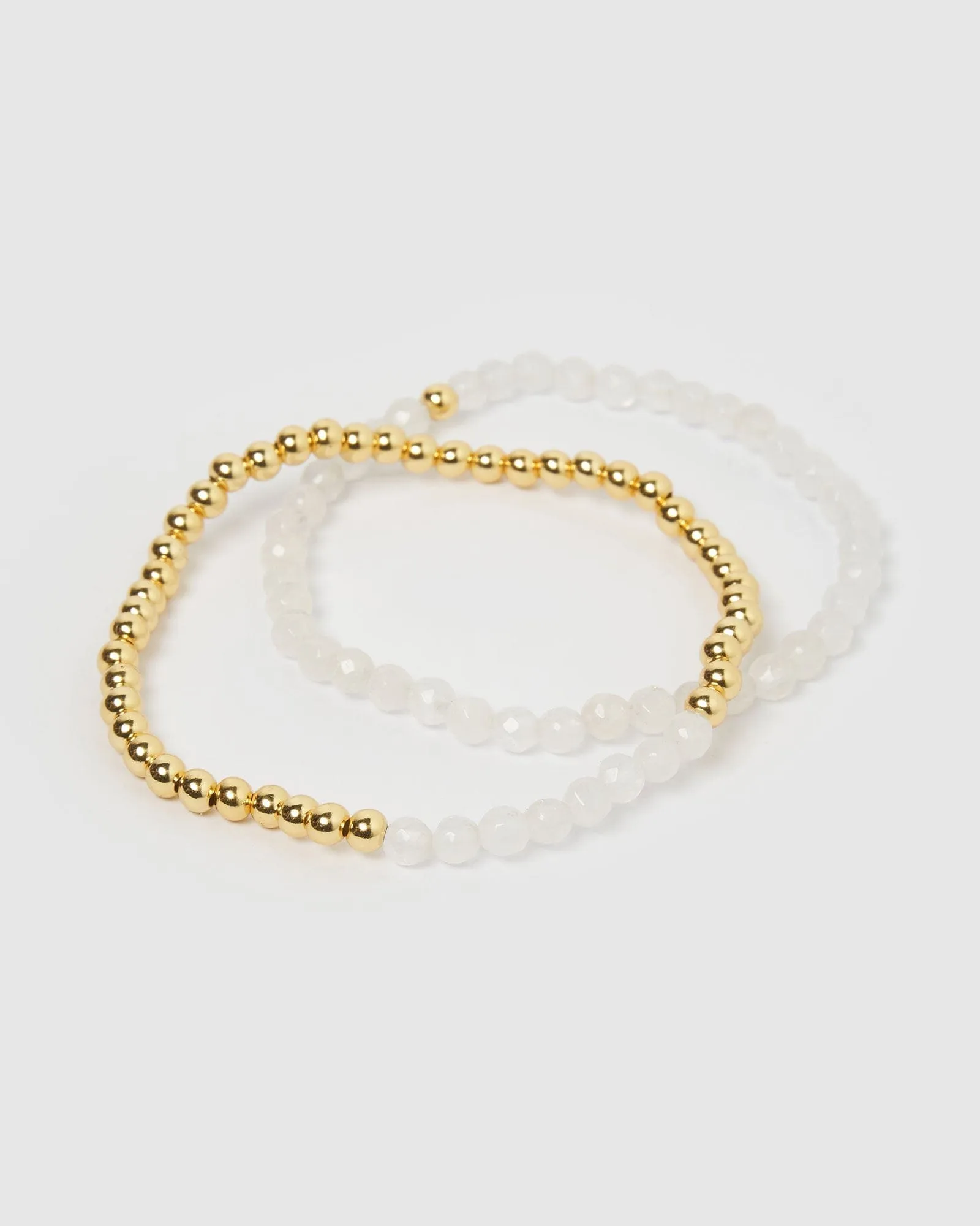 Izoa April Birthstone Bracelet Set