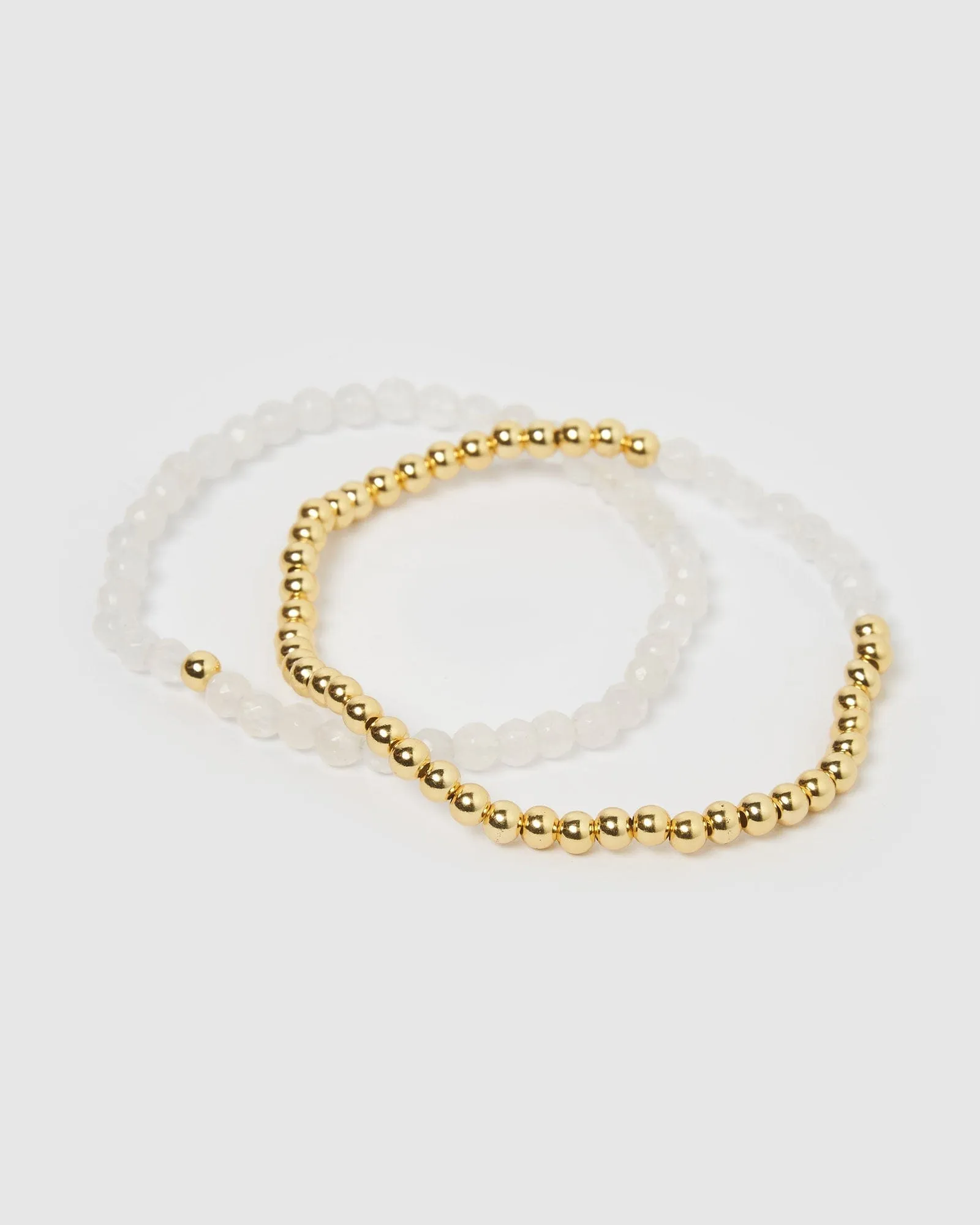 Izoa April Birthstone Bracelet Set