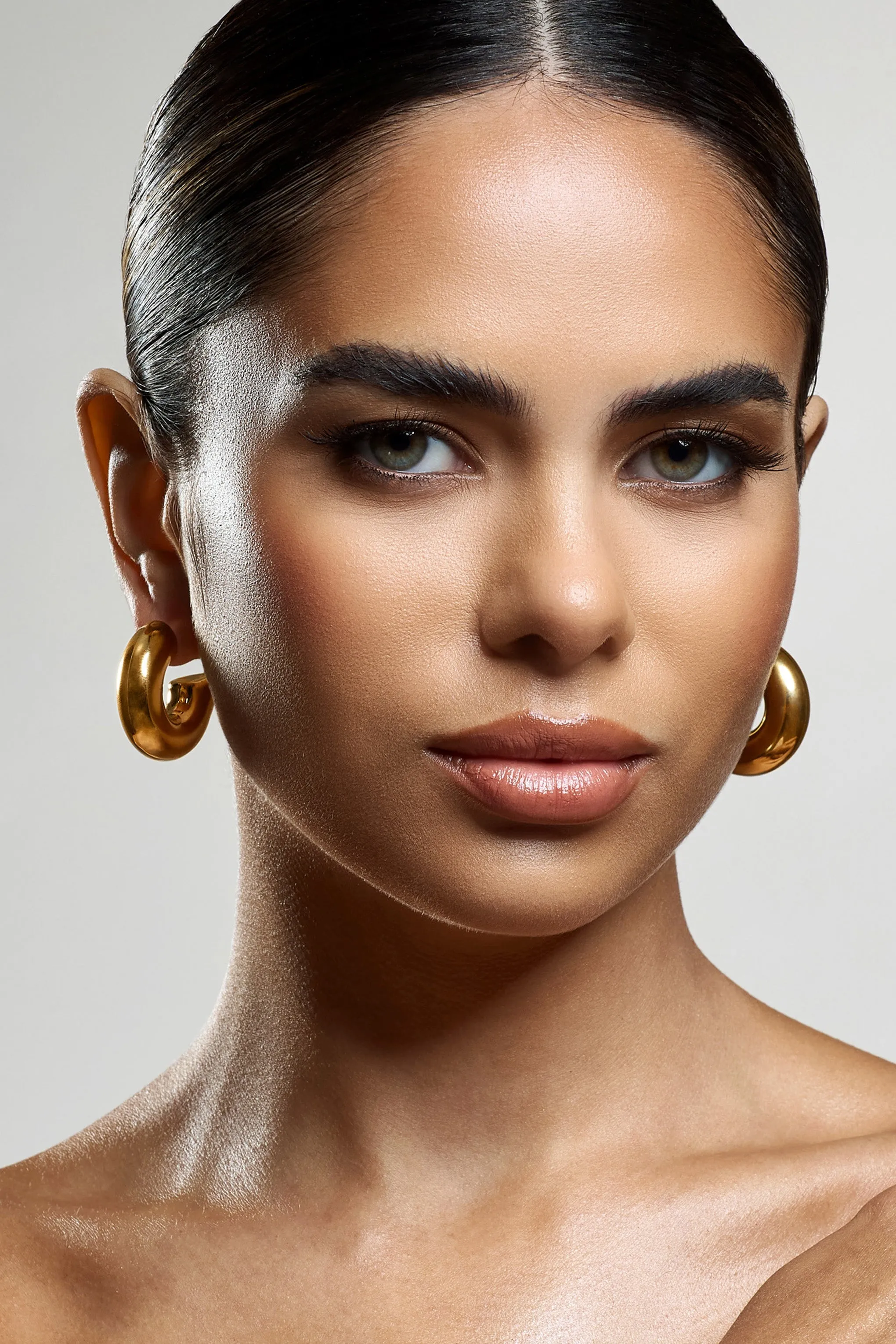 Jane | Gold Chunky Hoop Earrings