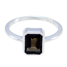 Magnetic Gems Smoky Quartz 925 Sterling Silver Ring Jewelry Stores Nyc