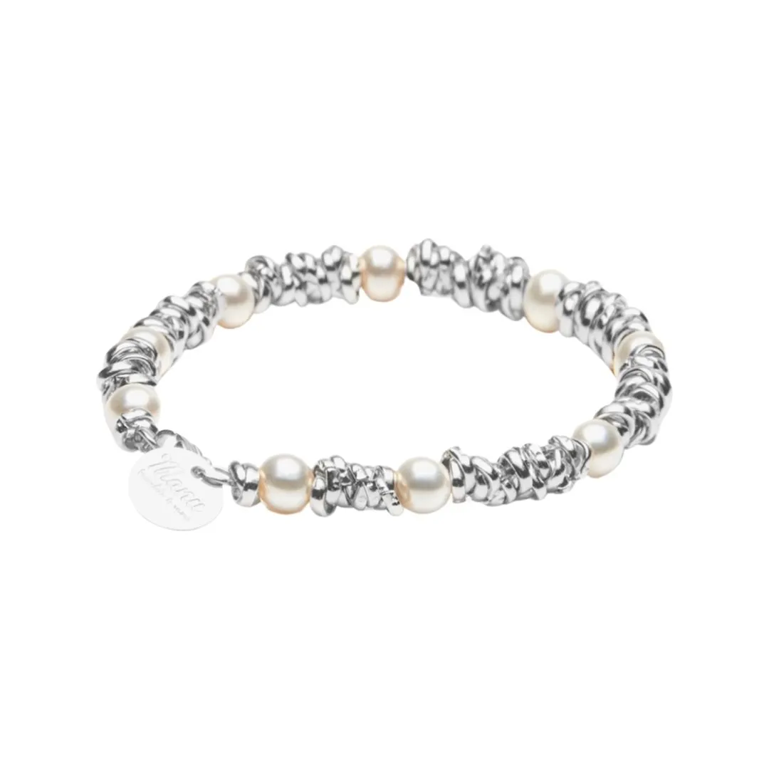 MANU BRACCIALE PEARL RONDELLE