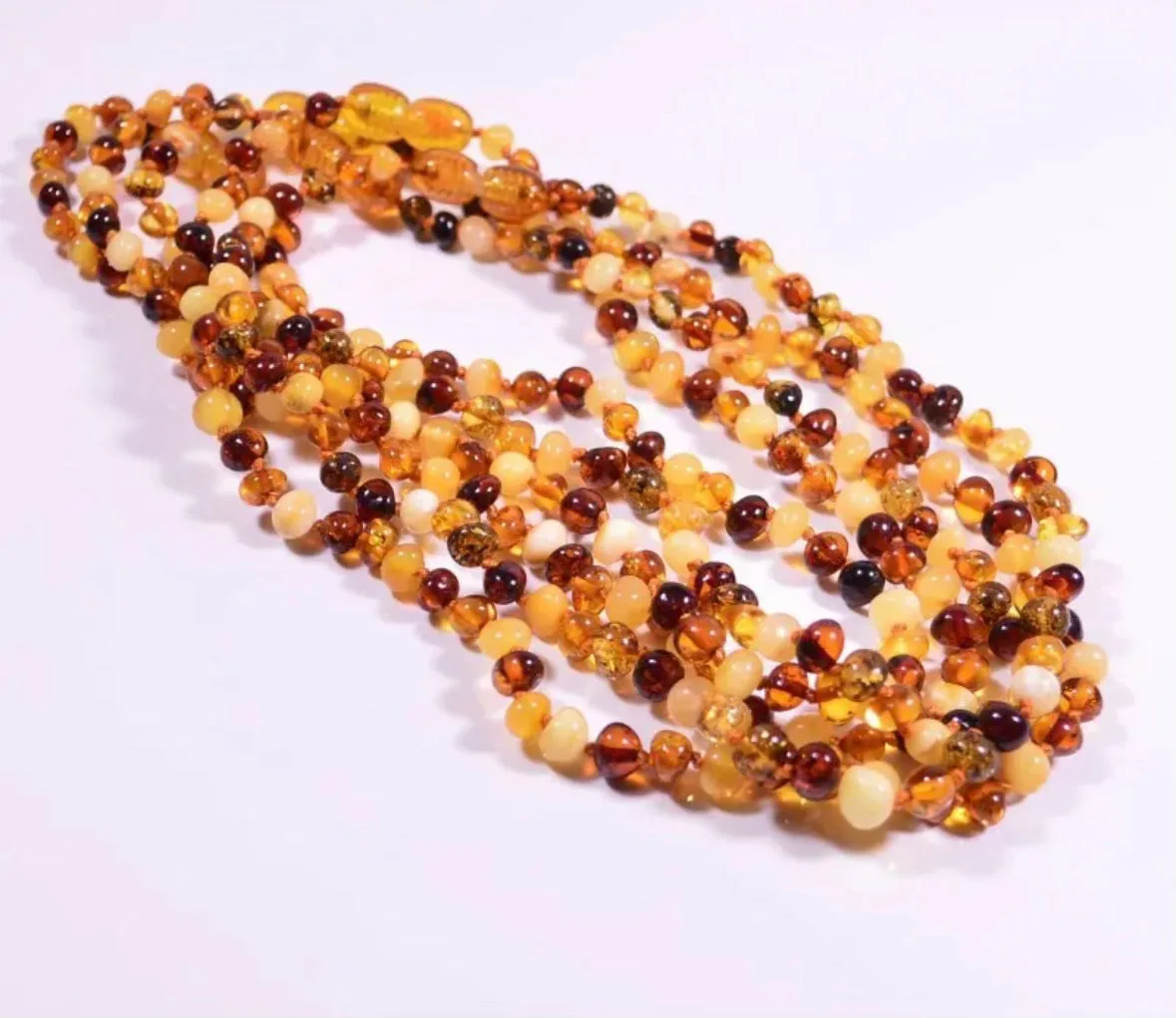 Natural Baltic Amber Necklaces and Bracelets