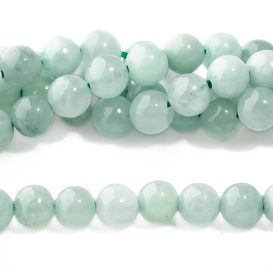 New Burma Jade 4mm Round - 15-16 Inch