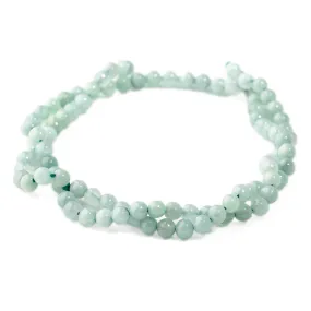 New Burma Jade 4mm Round - 15-16 Inch