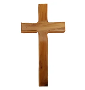 Olive Wood Cross for the Wall Bethlehem Jerusalem Holyland