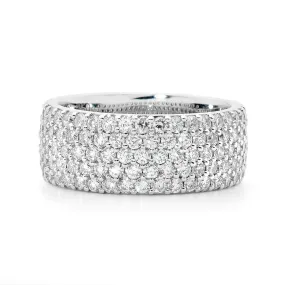 Pave Set Diamond Ring