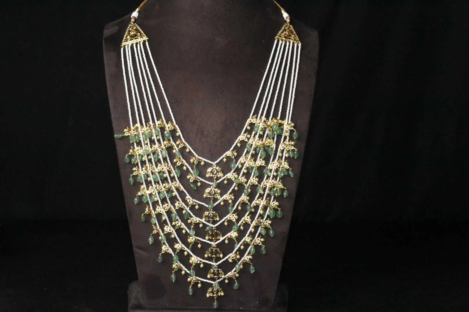 Pearls Satlada Haar Pearls Satlada Haar By Asp Fashion Jewellery