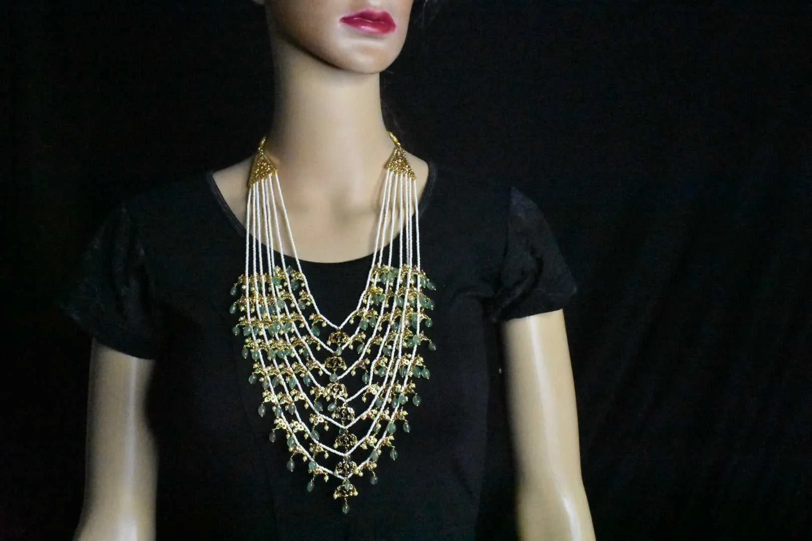 Pearls Satlada Haar Pearls Satlada Haar By Asp Fashion Jewellery