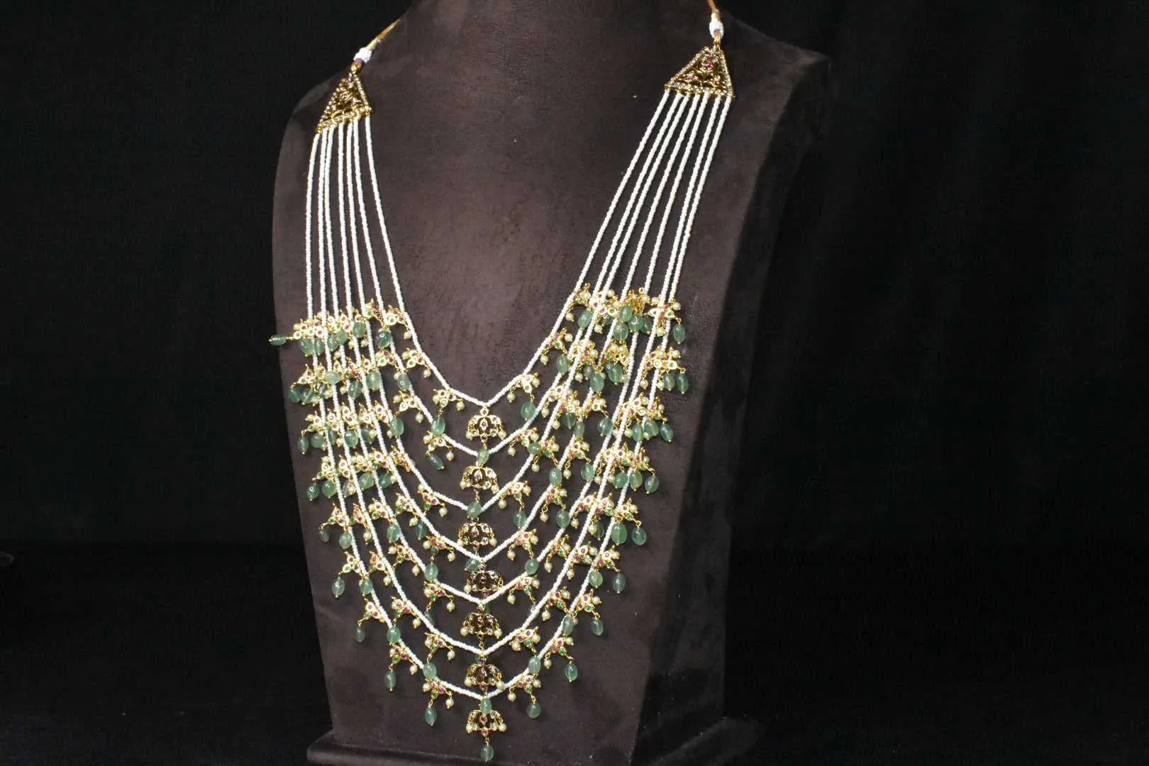 Pearls Satlada Haar Pearls Satlada Haar By Asp Fashion Jewellery