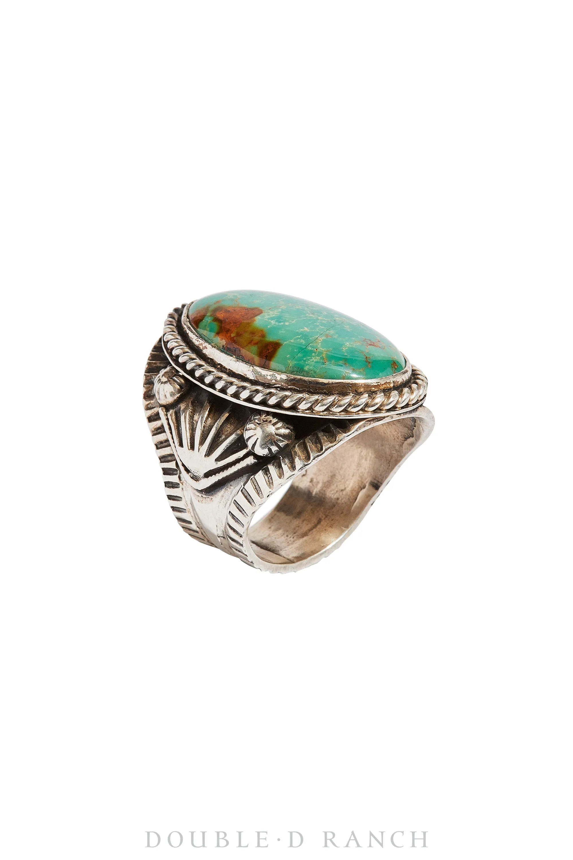 Ring, Natural Stone, Turquoise, Single Stone, Hallmark, Contemporary, 1134