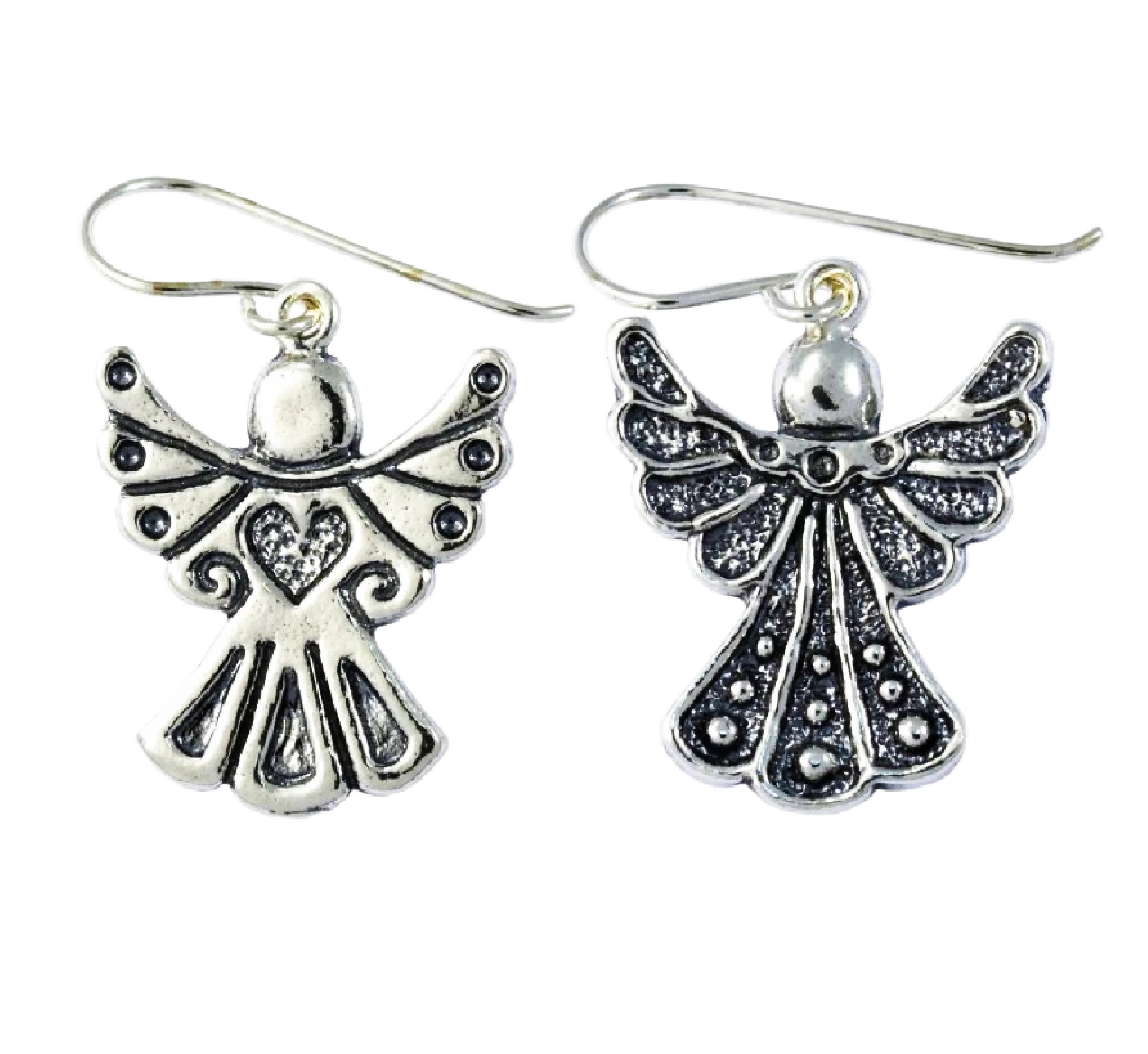 Sterling Silver Earrings for Women. Angels Israeli Jewelry Earrings