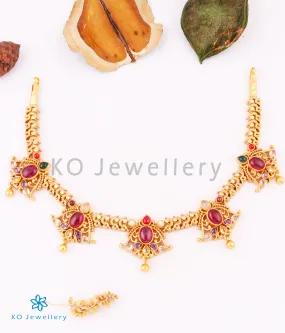 The Aadi Silver Navratna Necklace