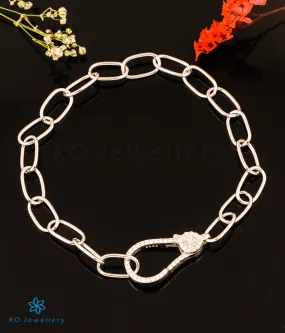 The Bold Links Silver Bracelet