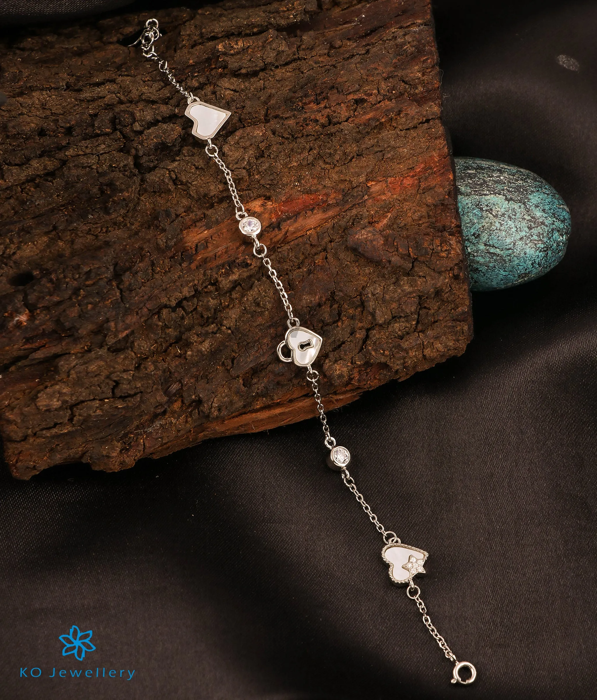 The Innocent Heart  Silver Bracelet