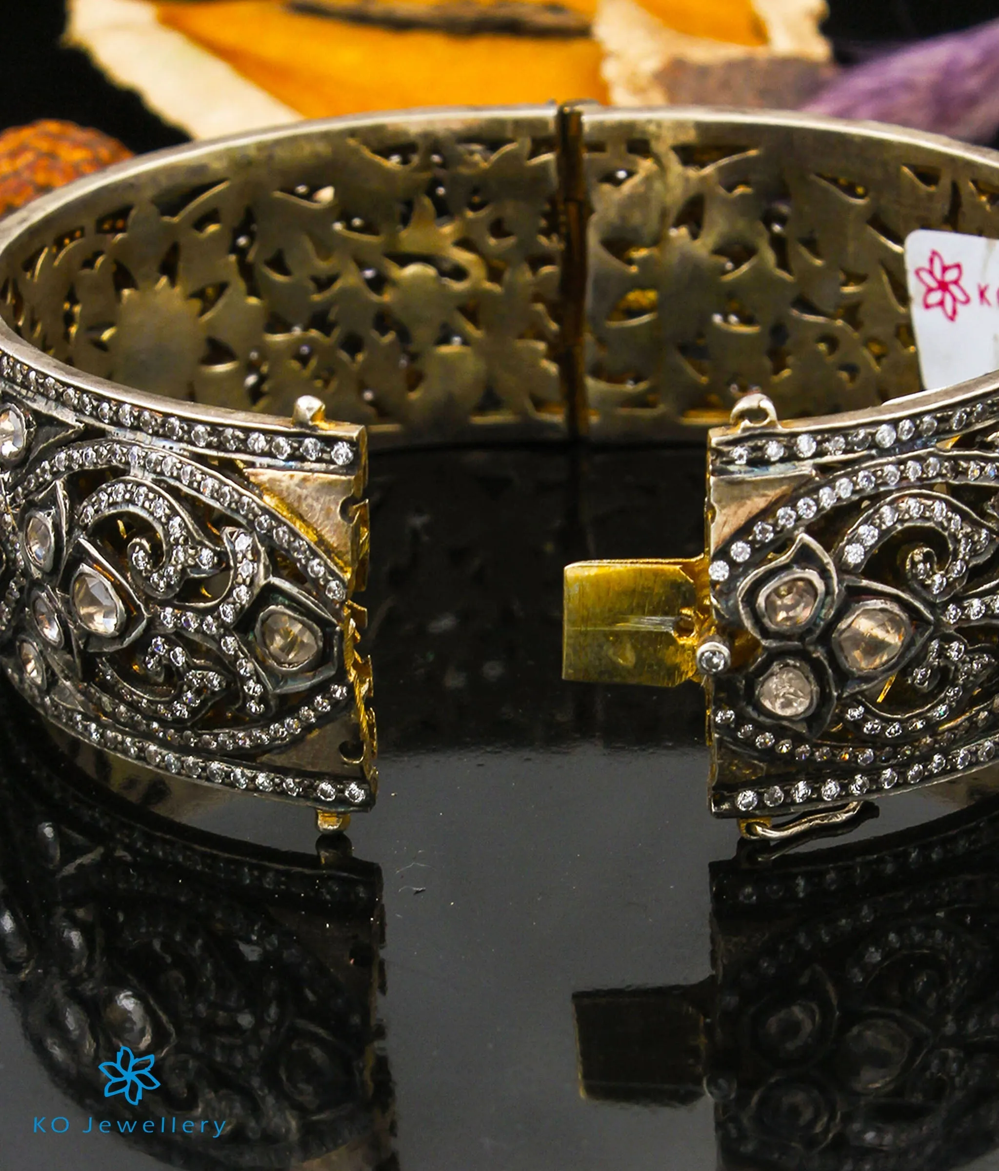 The Victorian Polki  Kada Bracelet (Size 2.4)