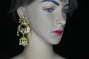 Uncut Diamond Jhumkas