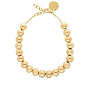 Vanessa Baroni Small Beads Gold Necklace